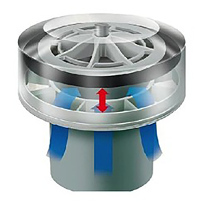 DURGO VALVOLA DI AERAZIONE IN ABS D.75