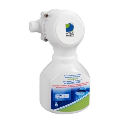 DOSATORE A POLIFOSFATO LIQUIDO MINIDOS PM008 ACQUA BREVETTI 1/2