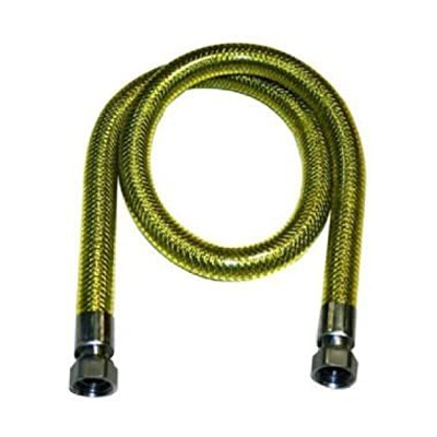 FLESSIBILE TUBO GAS IN ACCIAIO RIVESTITO CM.100 1/2X1/2 FF