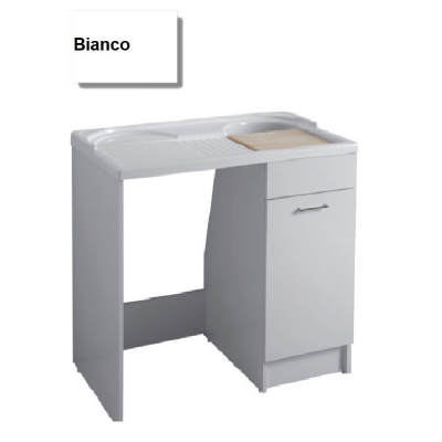 MOBILE LAVATOIO COLAVENE BIANCO 106X60X59H VASCA DESTRA DUO 24161B