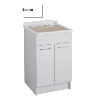 MOBILE LAVATOIO COLAVENE BIANCO 50X50X86H JOLLYWASH 24140B