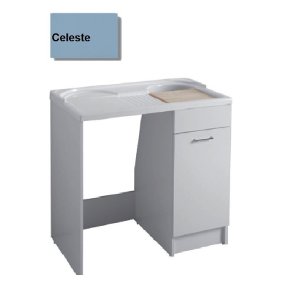 MOBILE LAVATOIO COLAVENE CELESTE 106X60X59H VASCA DESTRA DUO 24161D