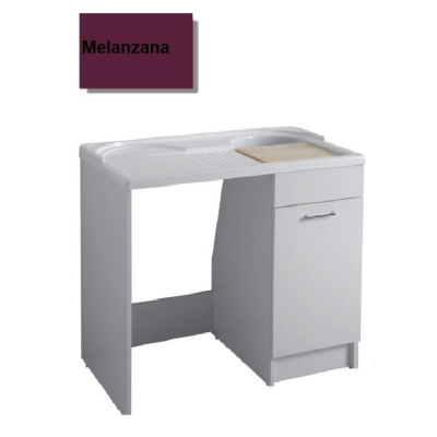 MOBILE LAVATOIO COLAVENE MELANZANA 106X60X59H VASCA DESTRA DUO 24151M