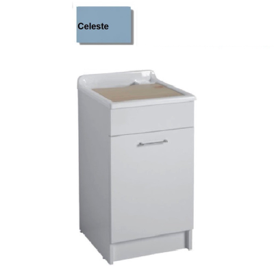 MOBILE LAVATOIO COLAVENE SWASH CELESTE 45X50X86H