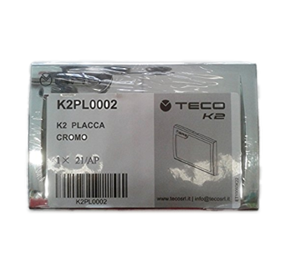 PLACCA CROMATA TECO K2PL0002 120 X 80 CROMO