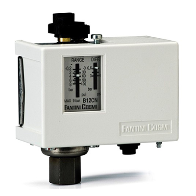 PRESSOSTATO FANTINI e COSMI B12C DI REGOLAZIONE DIFFERENZIALE 0,2*8