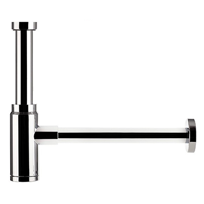 SIFONE A VISTA CILINDRICO IN ABS CROMATO DIAMETRO 11/4''x32mm