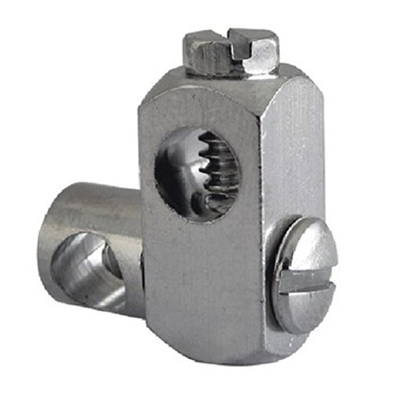 SNODINO DOPPIO OTTONE CROMATO 6,2x6,2mm