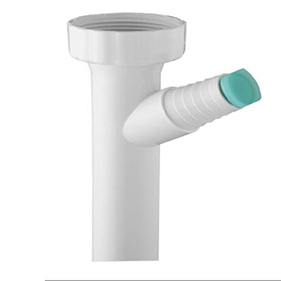 TUBO IN PP 11/2''x32 CON 1 PORTAGOMMA E GHIERA DI RIDUZIONE 1.1/2X1.1/4 M.F.