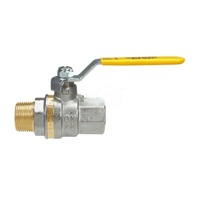 VALVOLA SFERA PER GAS 1.1/2 MASCHIO FEMMINA LEVA 1012G268