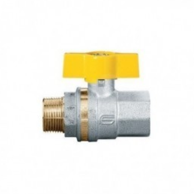 VALVOLA SFERA PER GAS 3/4 MASCHIO FEMMINA FARFALLA 1022G265F